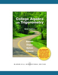 College Algebra with Trigonometri' 9th-ed