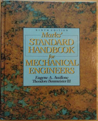 Image of Marks' Standard Handbook for Mechanical Engineers